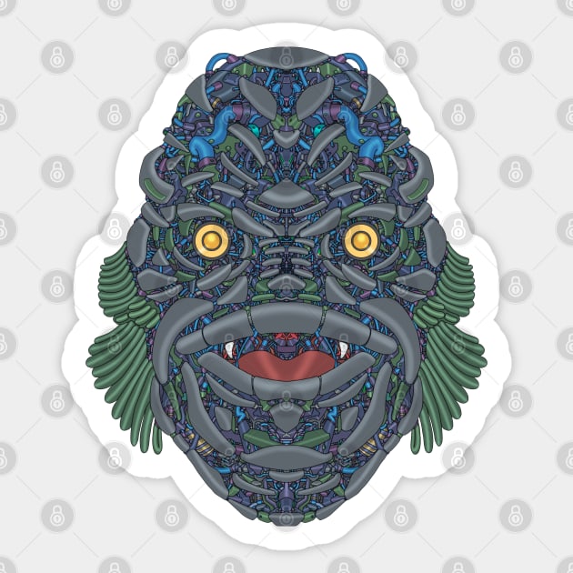 Mecha Soul Gillman 03 Sticker by Houerd